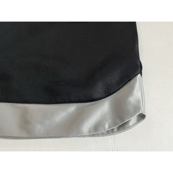 Vintage Adidas Black Warm Up Basketball Track Mens Shirt Button Up Size 2XL - Picture 5 of 8